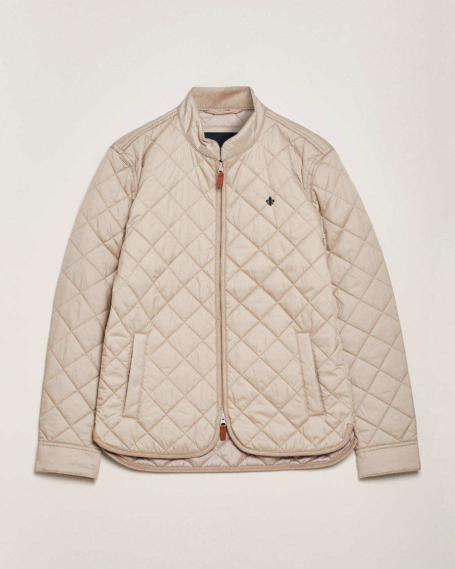 Herren | Jacken | Morris | Teddy Quilted Jacket Beige