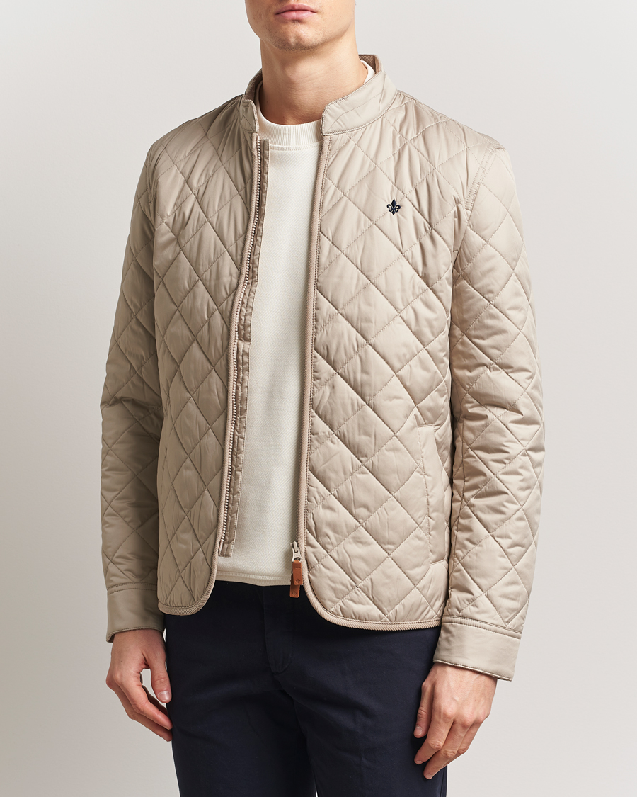 Herren | Jacken | Morris | Teddy Quilted Jacket Beige