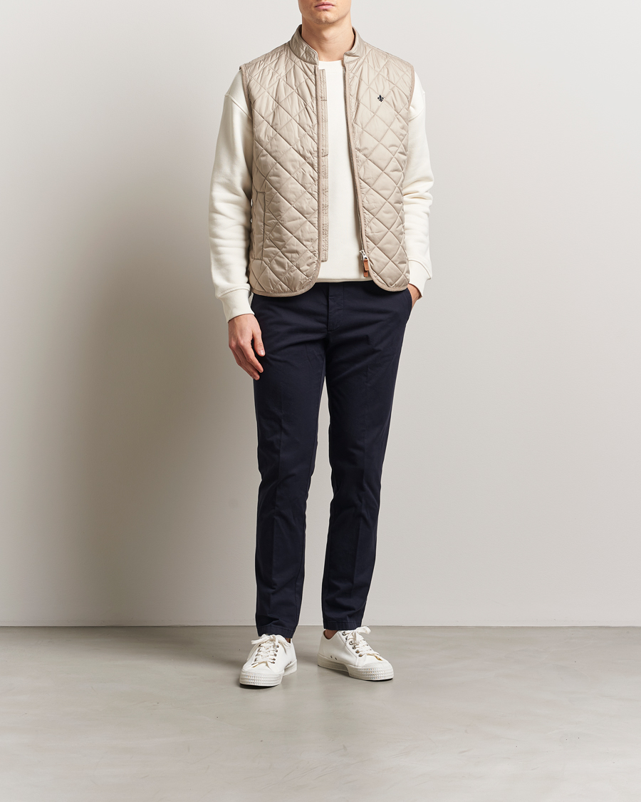 Herren | Westen | Morris | Teddy Quilted Vest Khaki