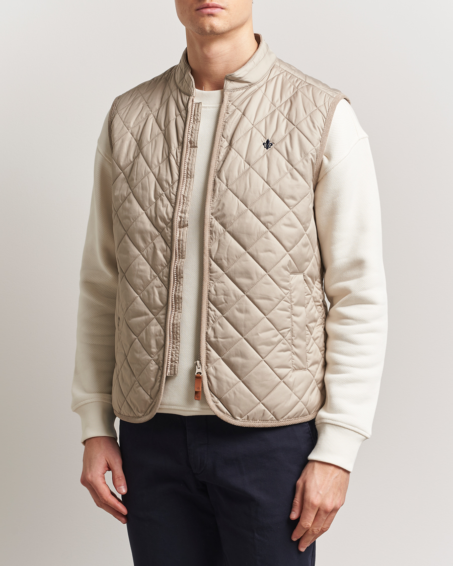 Herren | Westen | Morris | Teddy Quilted Vest Khaki