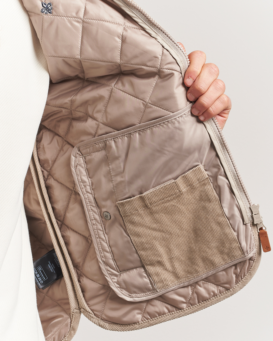 Herren | Westen | Morris | Teddy Quilted Vest Khaki