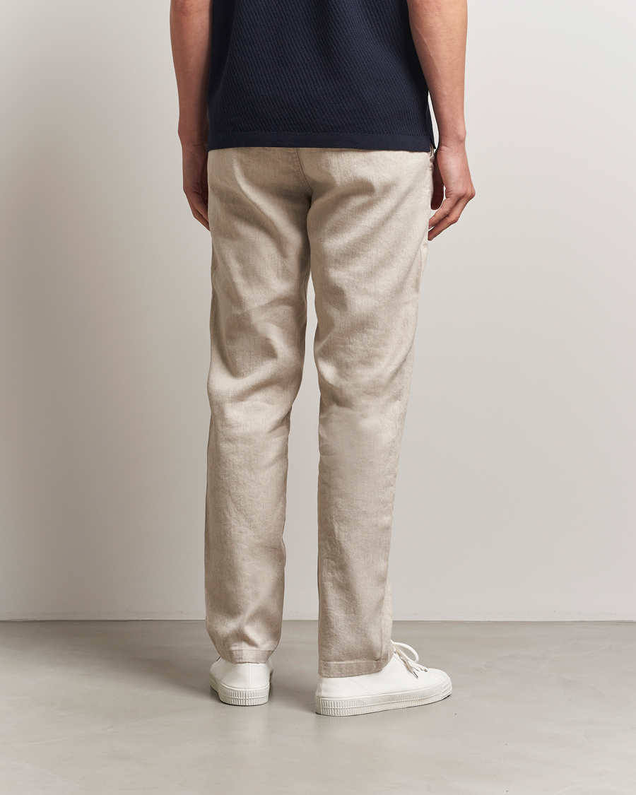 Herren | Hosen | Morris | Fenix Linen/Cotton Trousers Beige