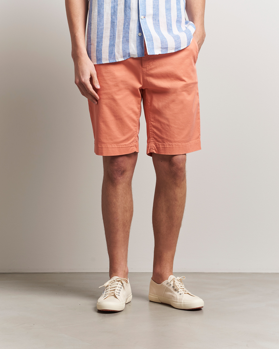Herren | Shorts | Morris | Jefferey Summer Chinos Shorts Orange