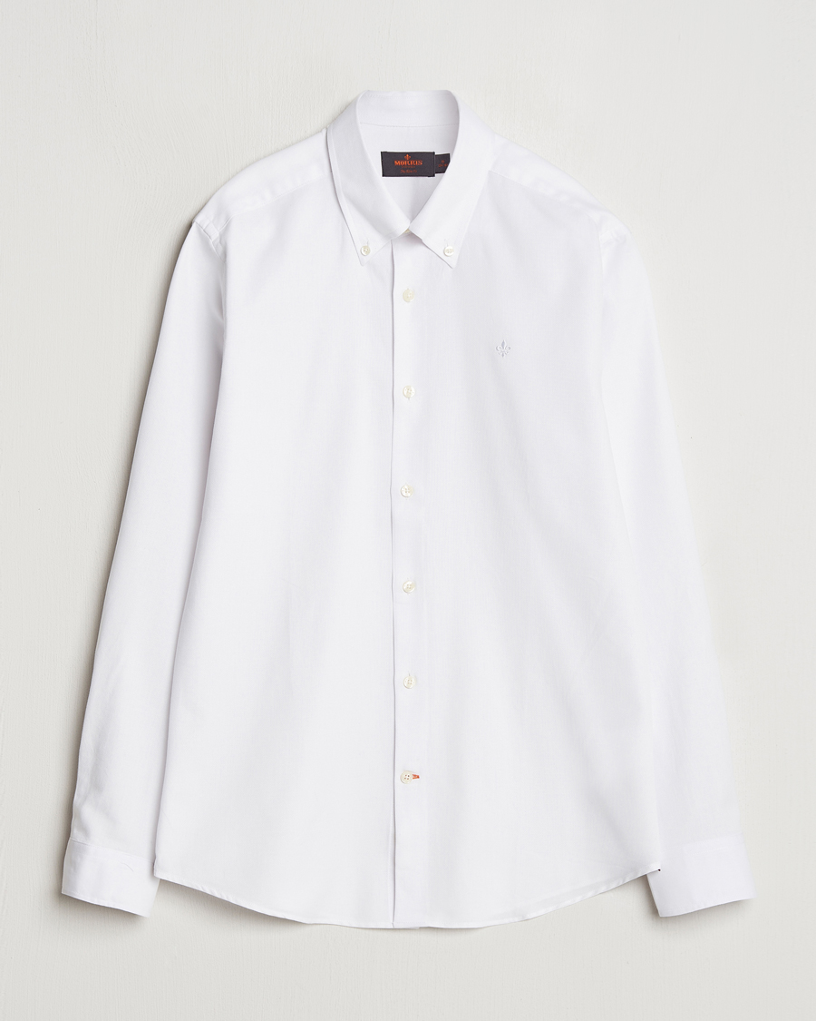 Herren | Hemden | Morris | Slim Fit Structured Shirt White