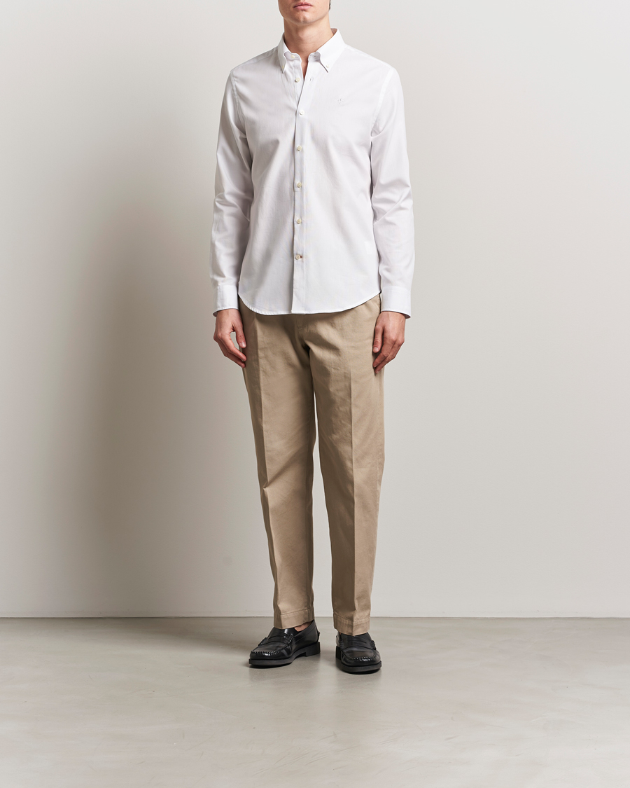 Herren | Hemden | Morris | Slim Fit Structured Shirt White