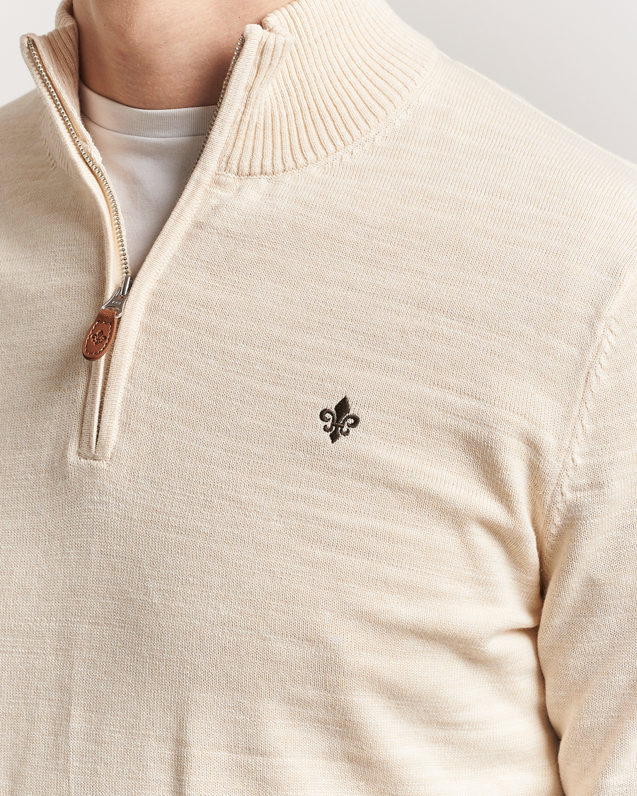 Herren | Pullover | Morris | Randall Half Zip Off White
