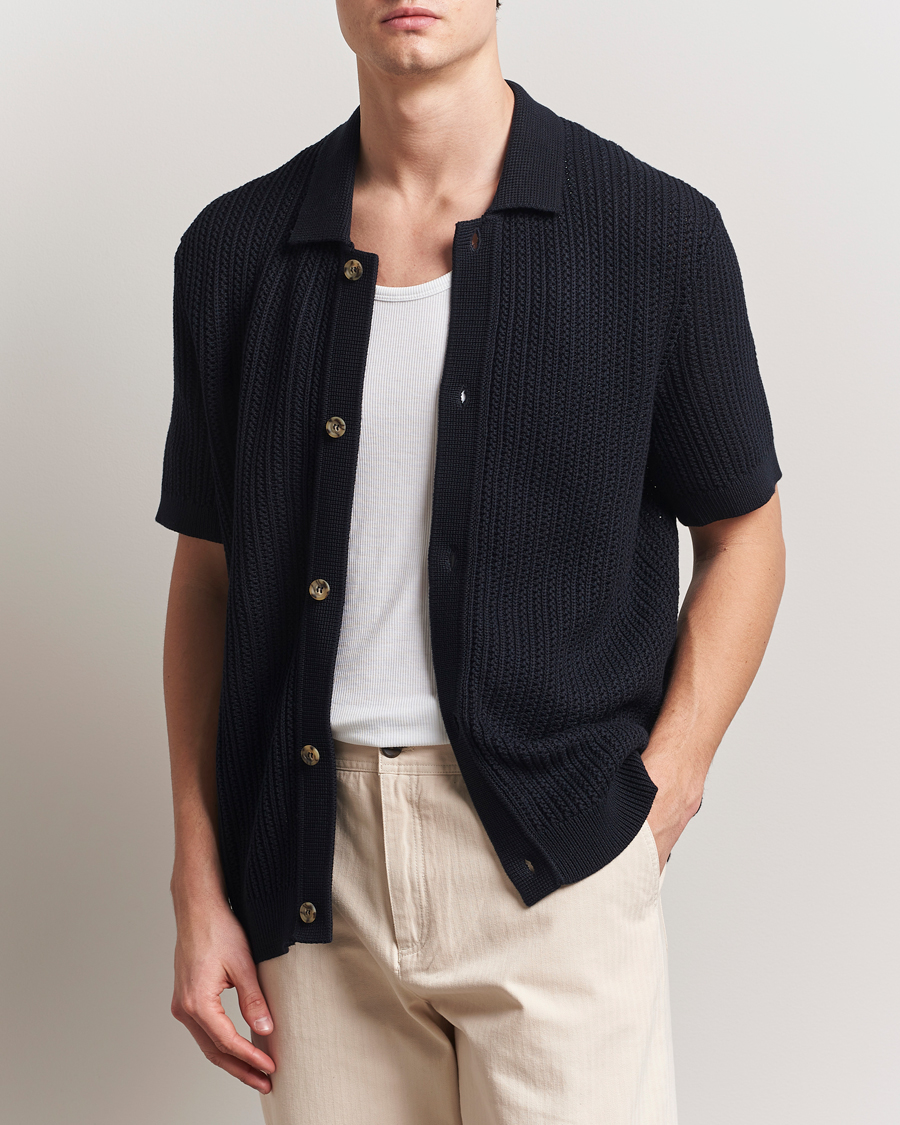Herren | Hemden | Morris | Connors Short Sleeve Shirt Old Blue