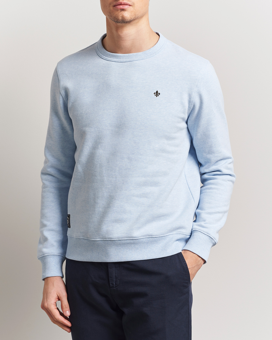 Herren | Pullover | Morris | Brandon Lily Sweatshirt Light Blue