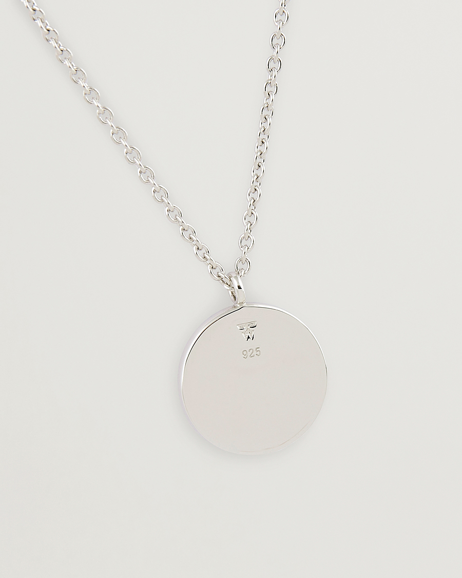 Herren | Schmuck | Tom Wood | Coin Pendand Necklace Silver