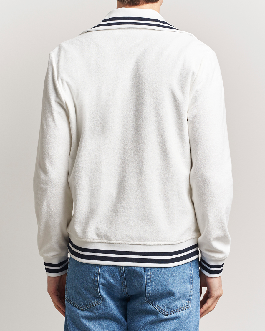 Herren | Pullover | Morris | Reedford Terry Zip Cardigan Off White