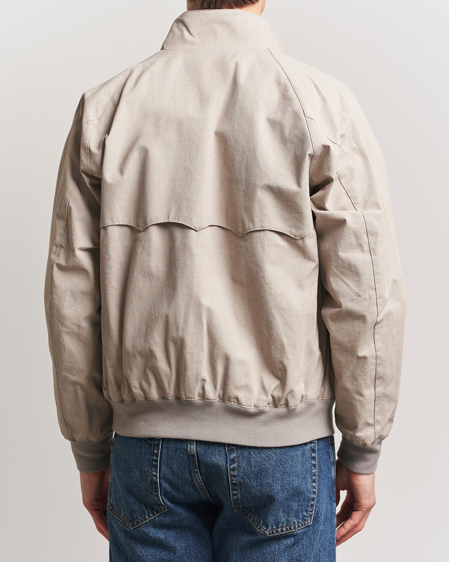 Herren | Jacken | Baracuta | Tent Cloth Coated Cotton/Linen G9 Jacket Beige