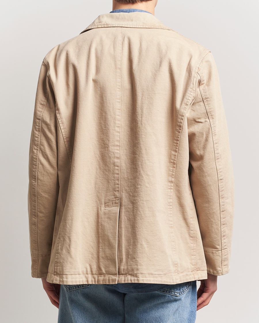 Herren | Jacken | Baracuta | Garment Dyed Canvas Peacoat British Khaki