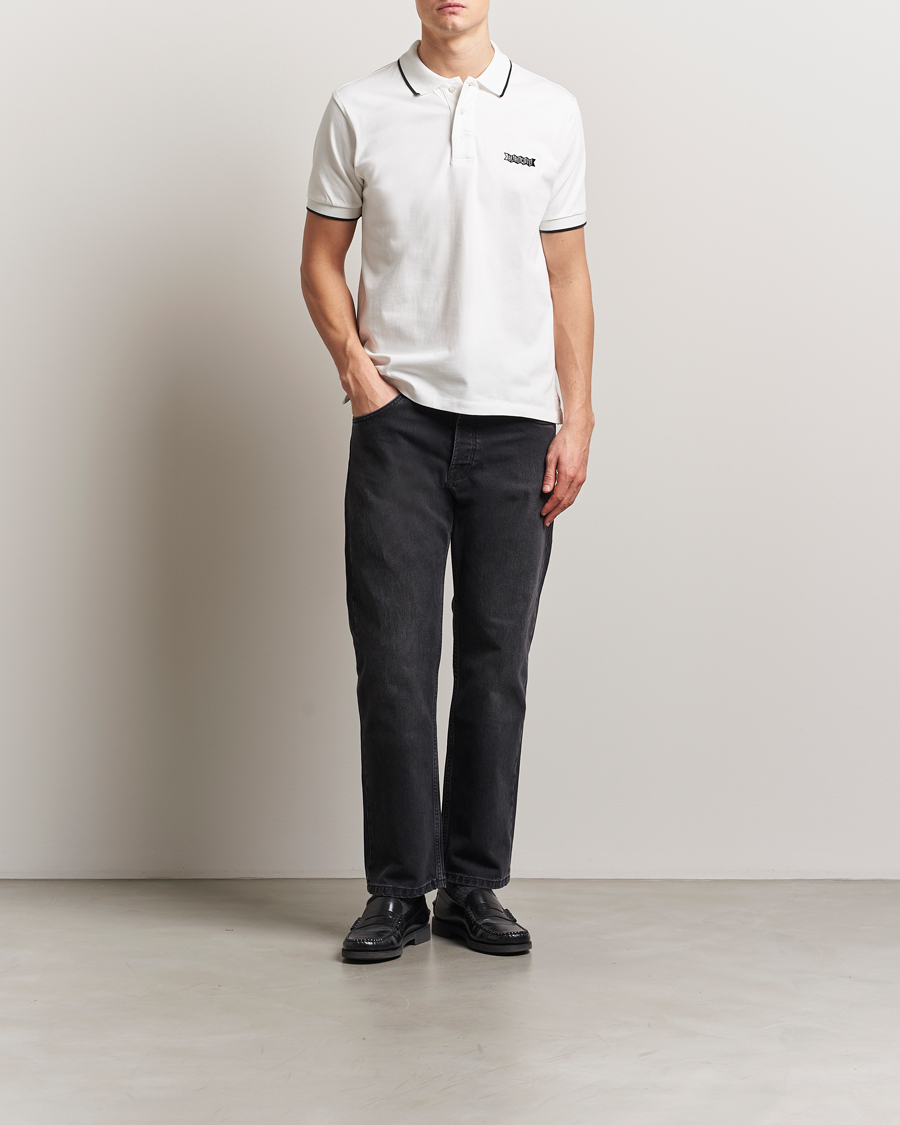 Herren | Poloshirts | Baracuta | Short Sleeve Cotton Jersey Polo Ivory