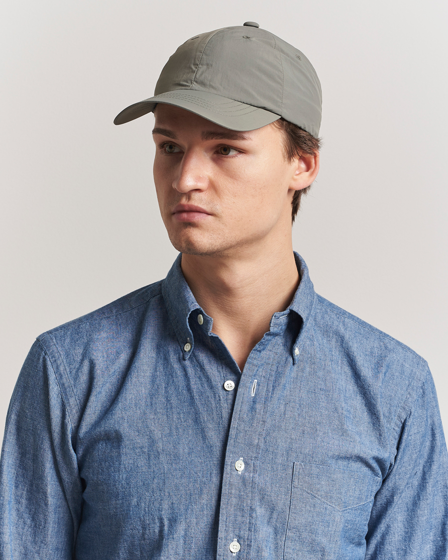Herren | Snow Peak Nylon Tussah Cap Light Olive | Snow Peak | Nylon Tussah Cap Light Olive