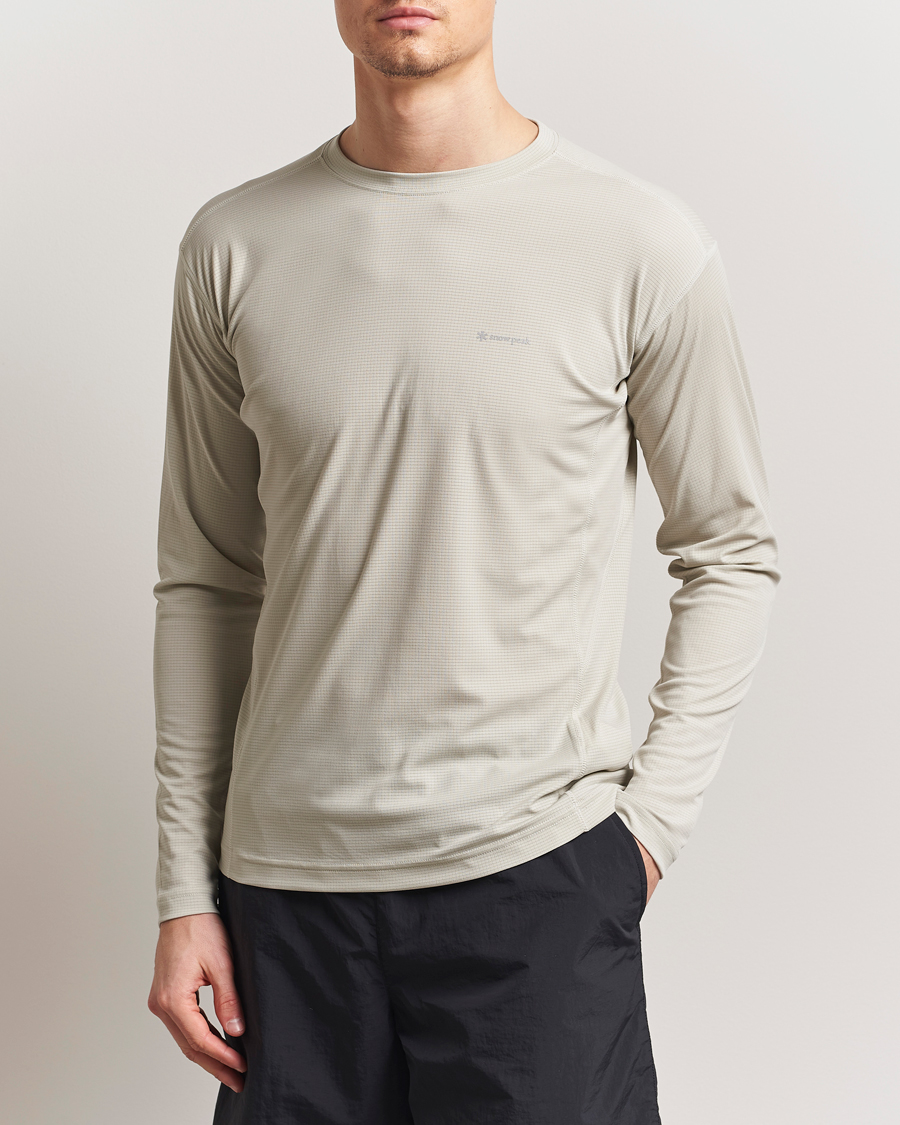 Herren | T-Shirts | Snow Peak | Power Dry Long Sleeve T-Shirt Ivory