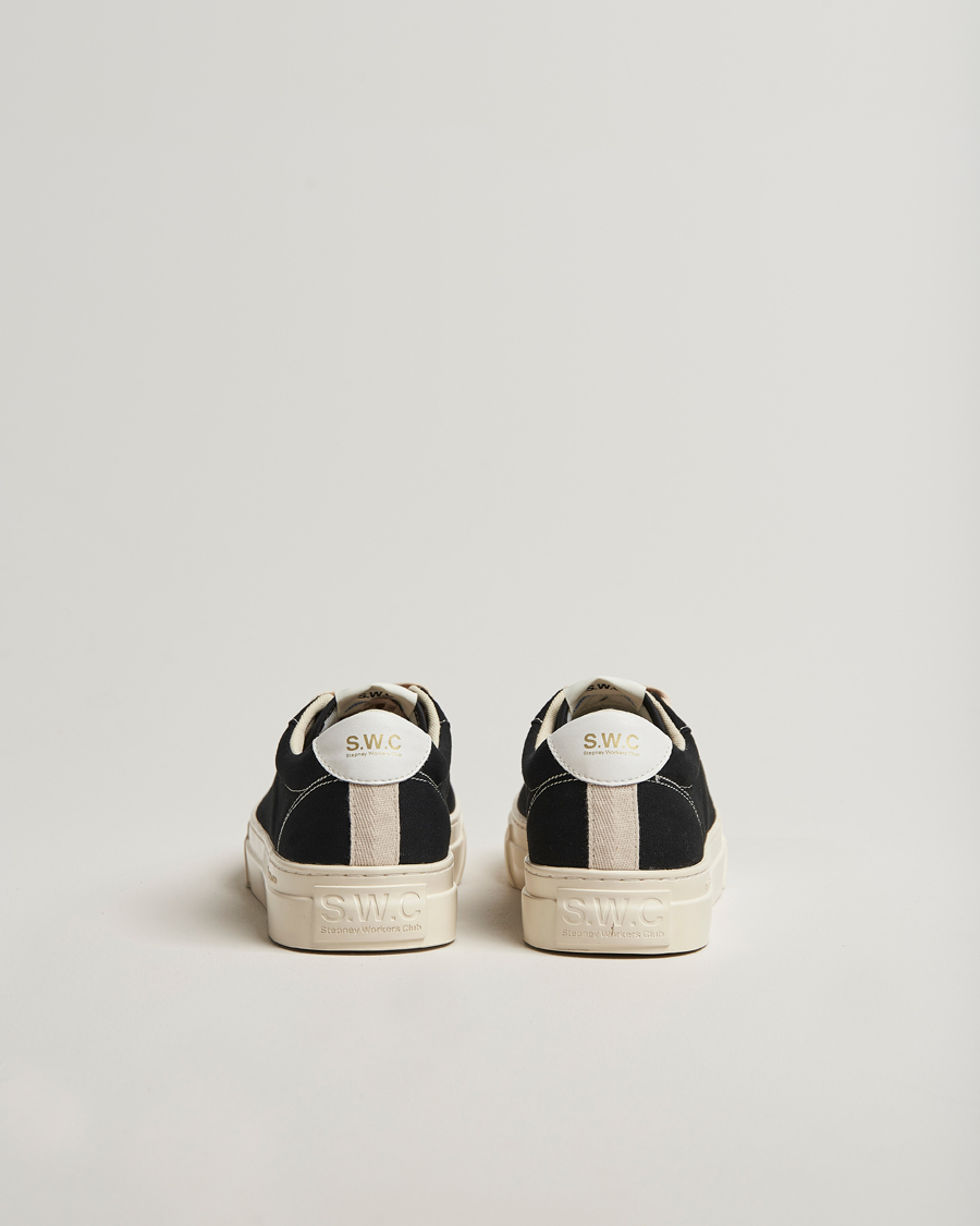 Herren | Sneaker | Stepney Workers Club | Dellow 02 Cupsole Canvas Sneaker Black