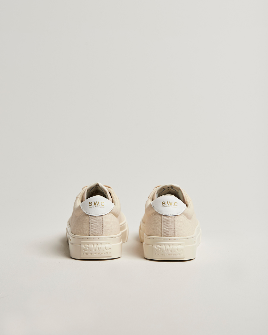 Herren | Sneaker | Stepney Workers Club | Dellow 02 Cupsole Canvas Sneaker Ecru