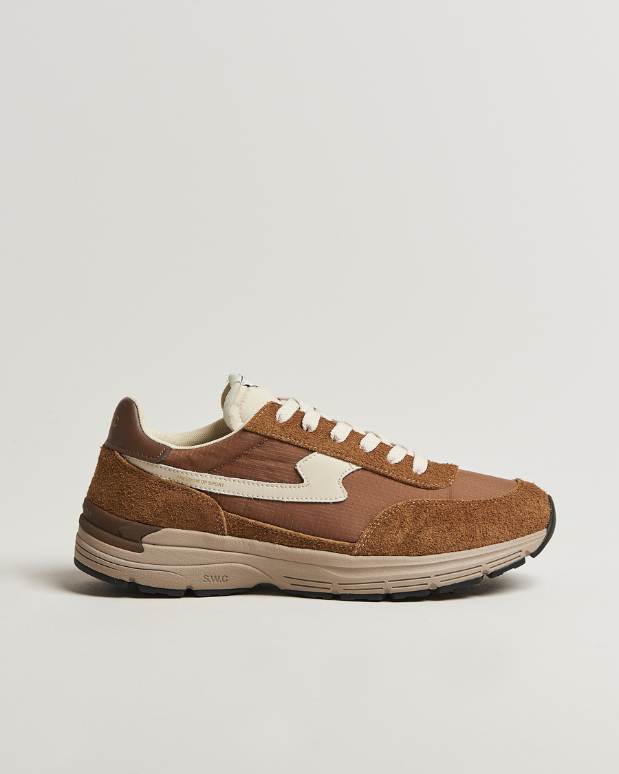 Herren | Sneaker | Stepney Workers Club | Osier S-Strike Suede Mix Runner Sneaker Brown