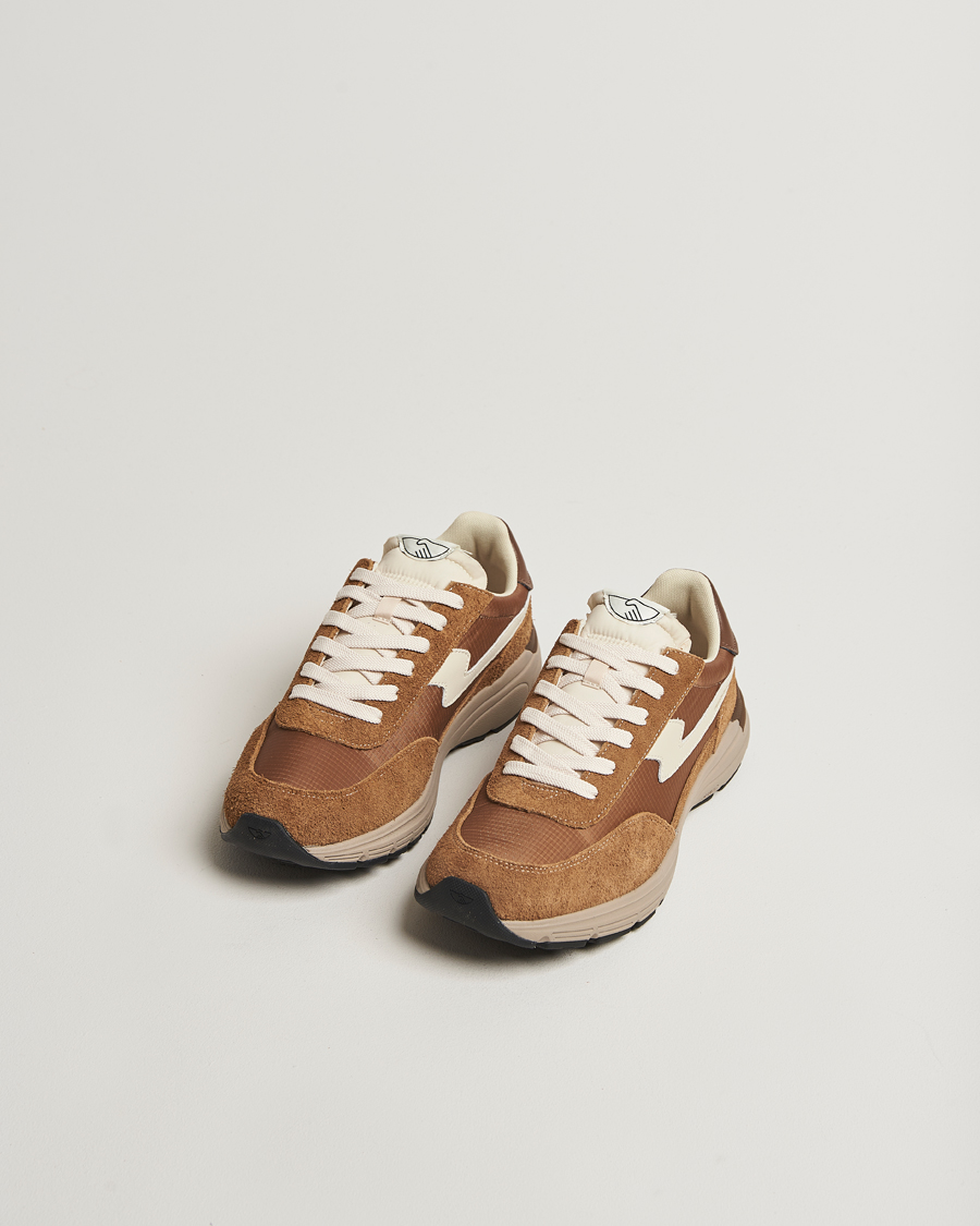 Herren | Sneaker | Stepney Workers Club | Osier S-Strike Suede Mix Runner Sneaker Brown