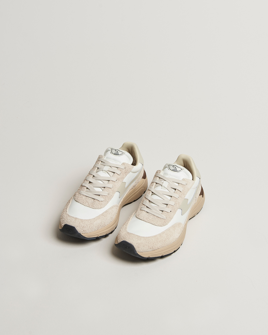 Herren | Sneaker | Stepney Workers Club | Osier S-Strike Suede Mix Runner Sneaker Spring White