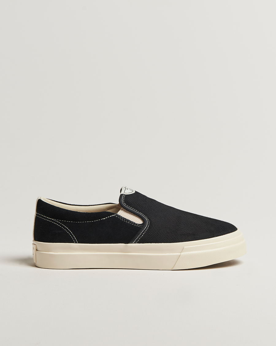 Herren | Sneaker | Stepney Workers Club | Lister Suede Slip-On Sneaker Black