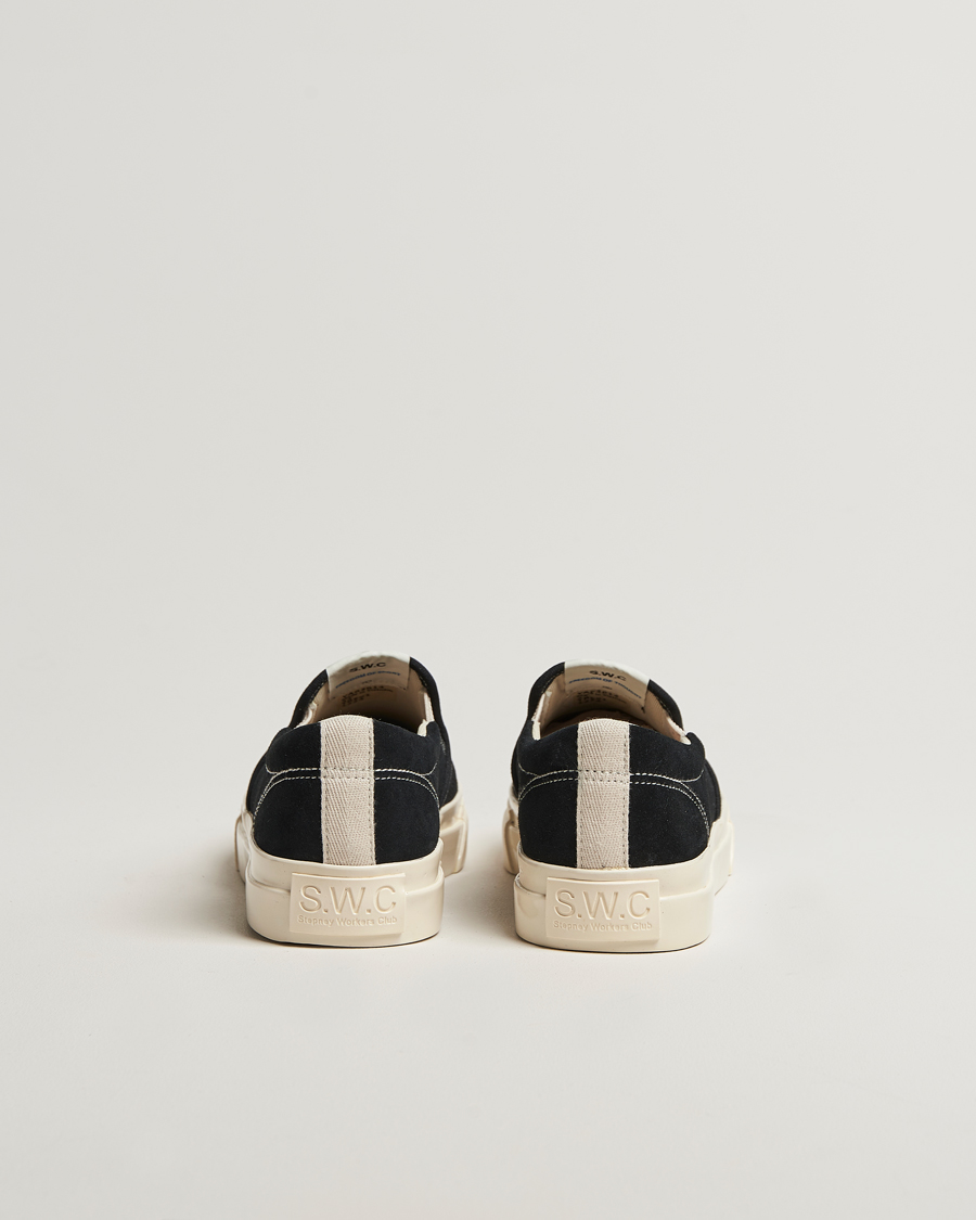Herren | Sneaker | Stepney Workers Club | Lister Suede Slip-On Sneaker Black