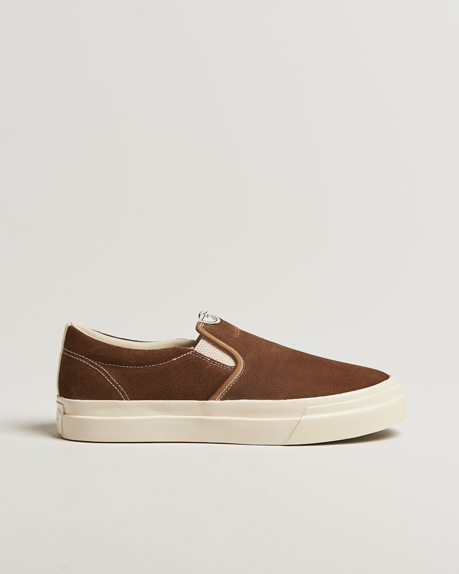 Herren | Sneaker | Stepney Workers Club | Lister Suede Slip-On Sneaker Brown