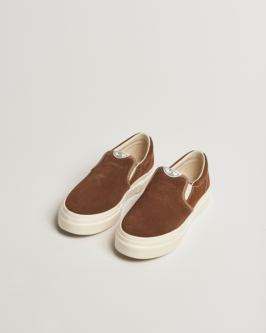 Herren | Sneaker | Stepney Workers Club | Lister Suede Slip-On Sneaker Brown