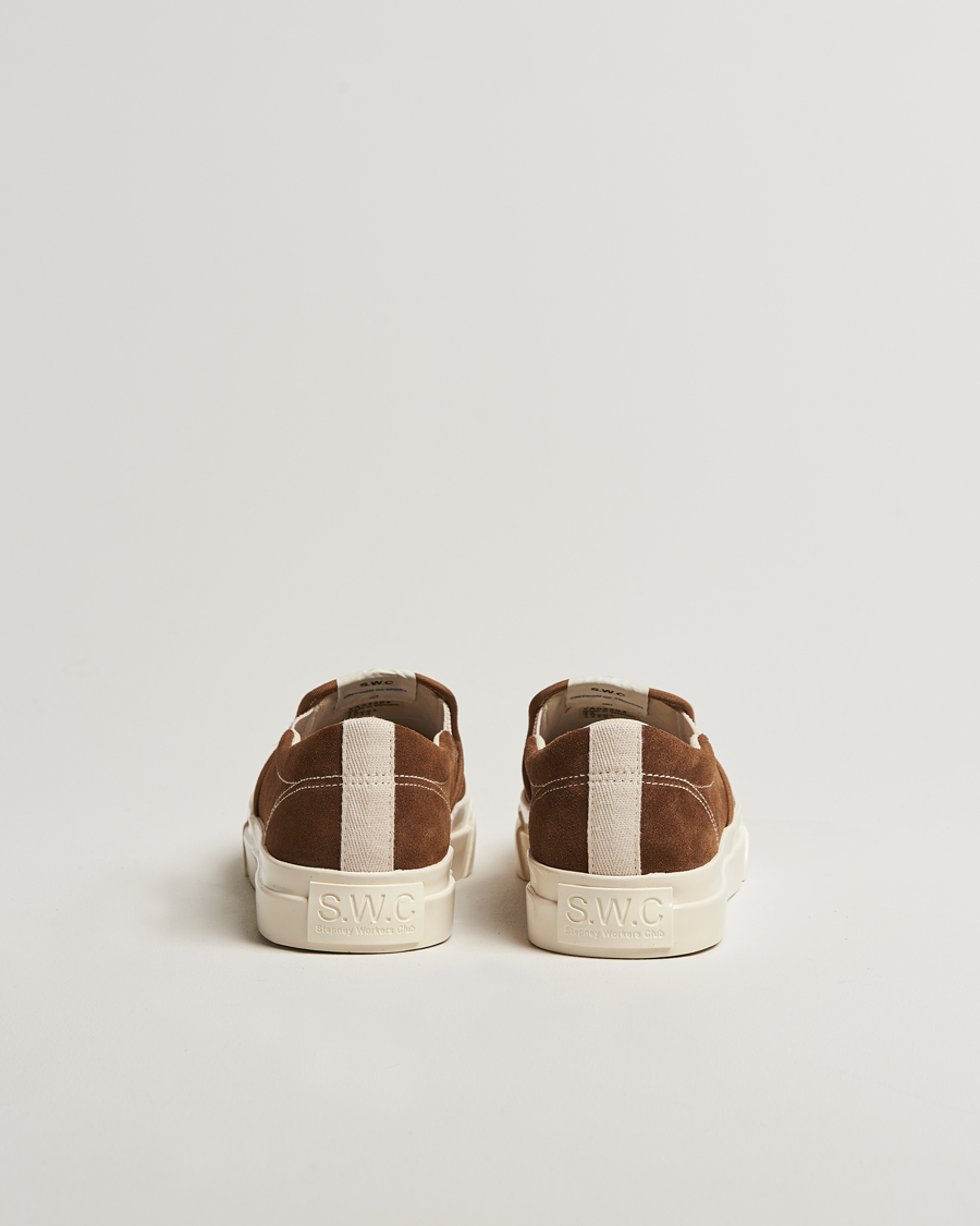 Herren | Sneaker | Stepney Workers Club | Lister Suede Slip-On Sneaker Brown
