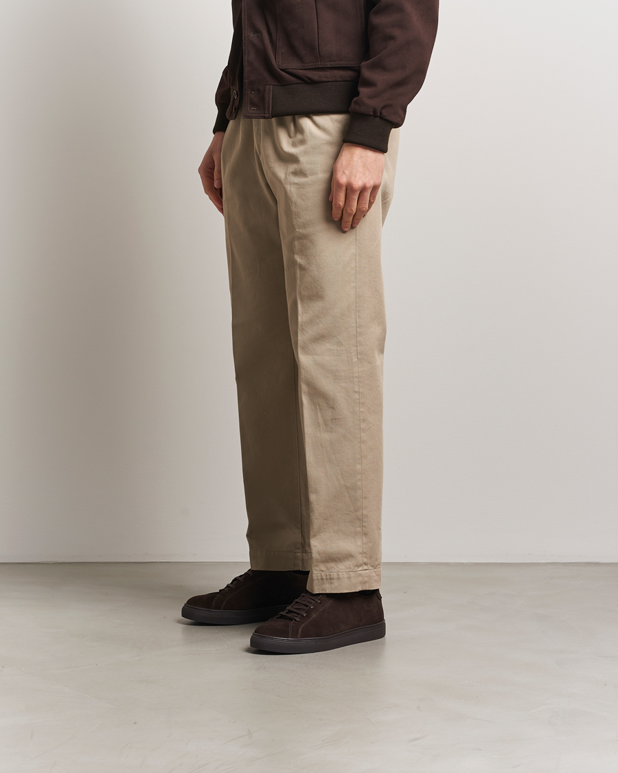 Herren | Sneaker | Myrqvist | Oaxen Monochrome II Sneaker Dark Brown Suede