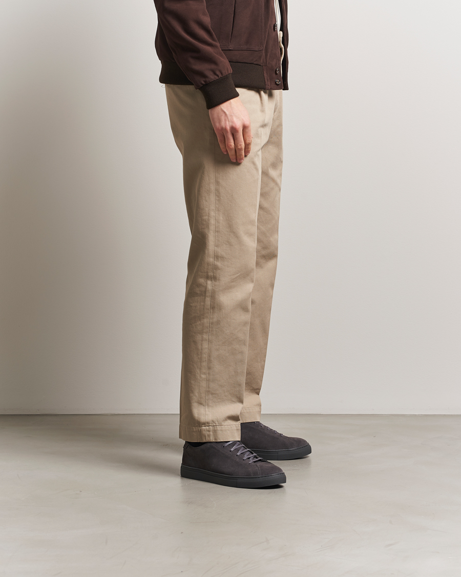 Herren | Sneaker | Myrqvist | Oaxen Monochrome II Sneaker Dark Grey Suede