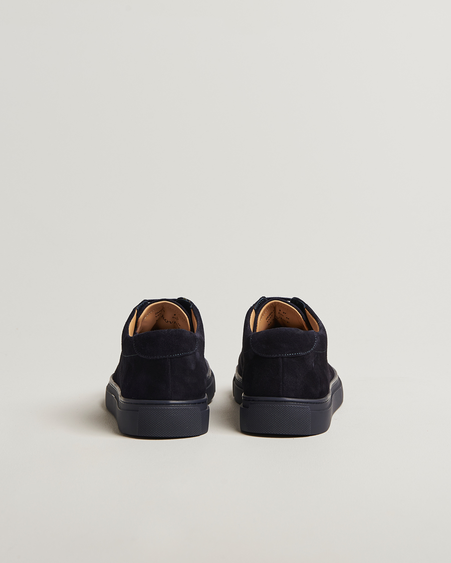 Herren | Sneaker | Myrqvist | Oaxen Monochrome II Sneaker Navy Suede