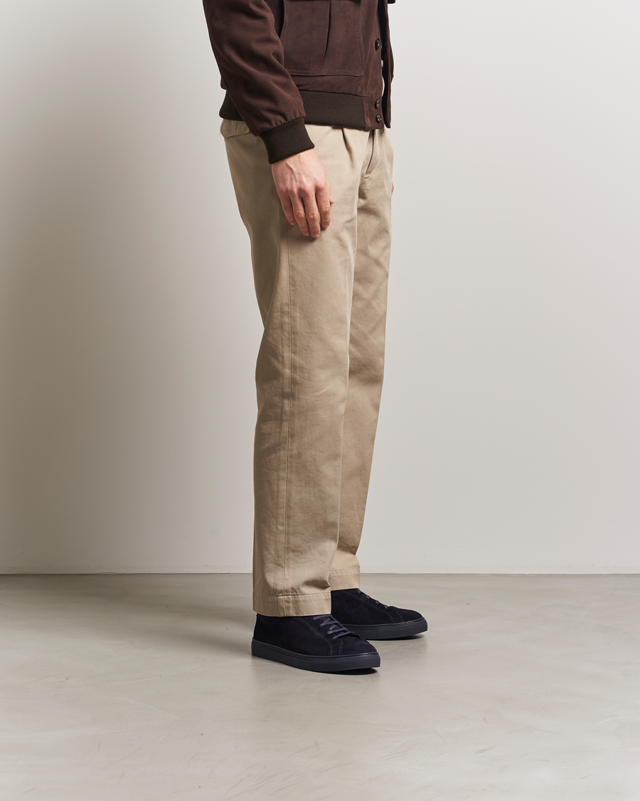 Herren | Sneaker | Myrqvist | Oaxen Monochrome II Sneaker Navy Suede