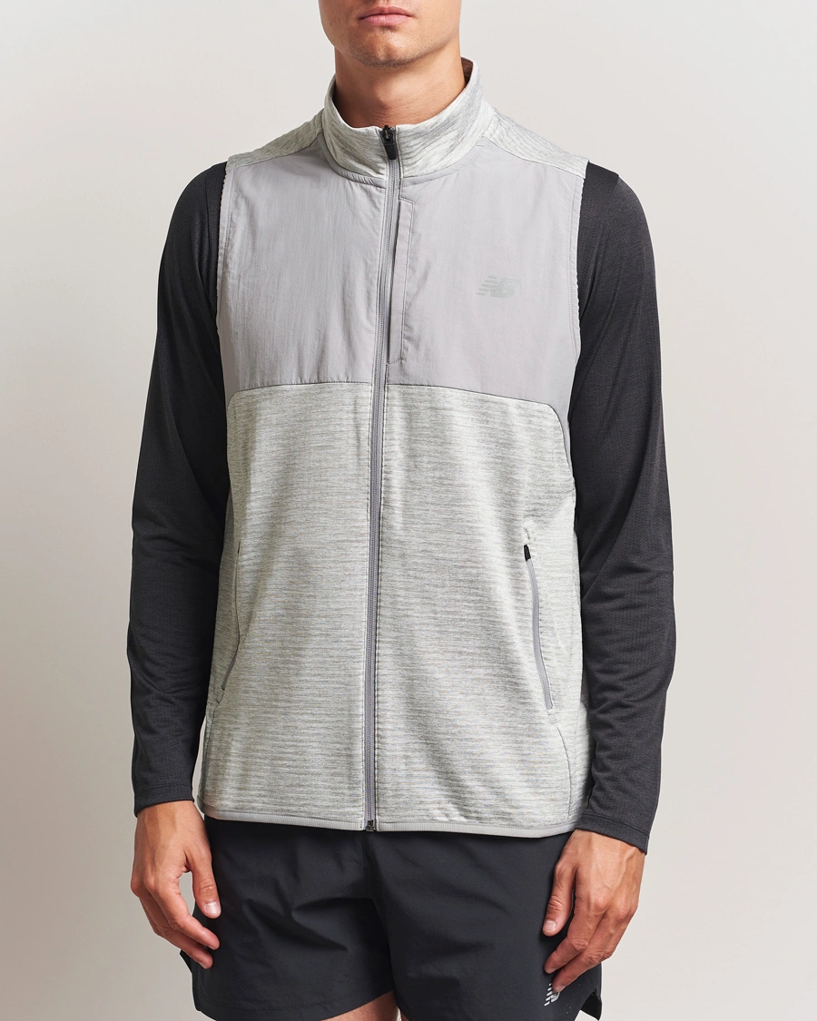 Herren | Pullover | New Balance Running | Heat Grid Vest Athletic Grey