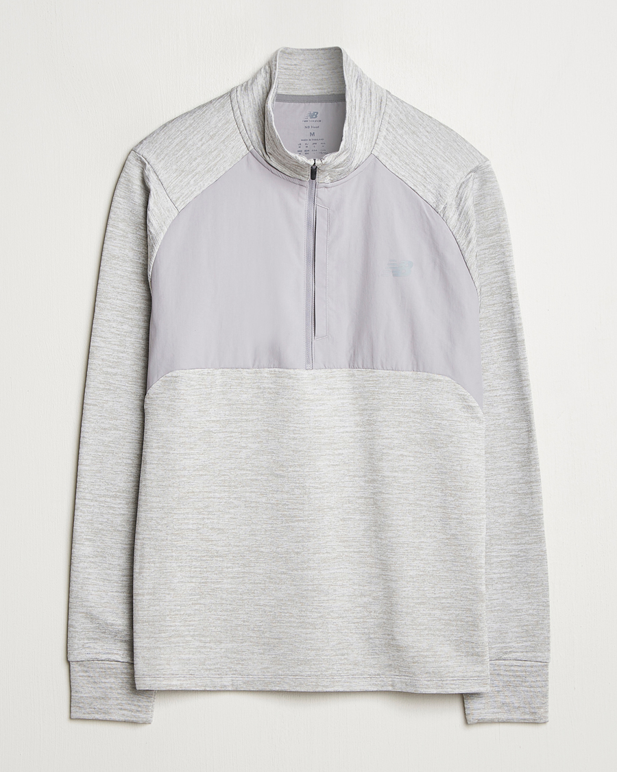 Herren | Pullover | New Balance Running | Heat Grid Half Zip Athletic Grey