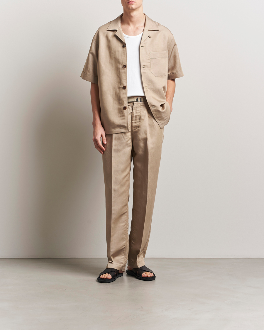 Herren | Hemden | CDLP | Camp Collar Shirt Hazel Beige