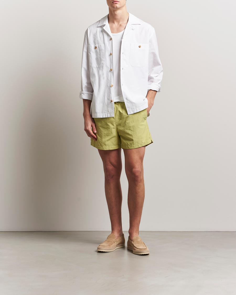 Herren | Badehosen | CDLP | Dry Nylon Poplin Swim Trunks Pistachio