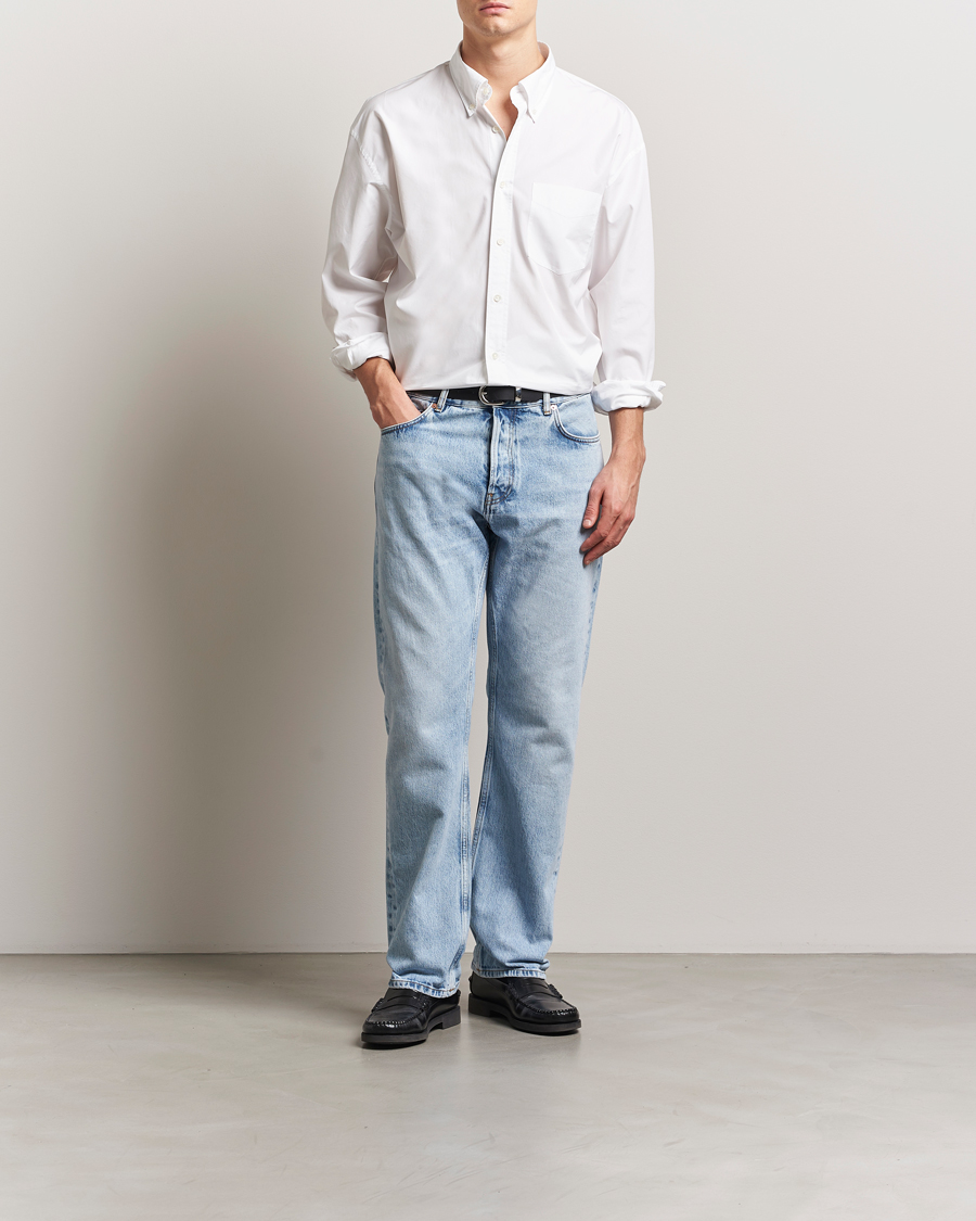 Herren | Hemden | GANT 240 Mulberry Street | Oversized Poplin Shirt White