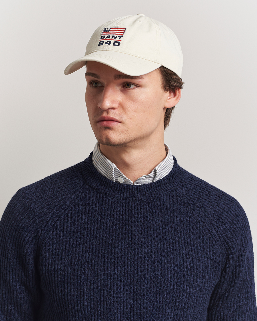 Herren | Hüte & Mützen | GANT 240 Mulberry Street | 240 Flag Cap Cream