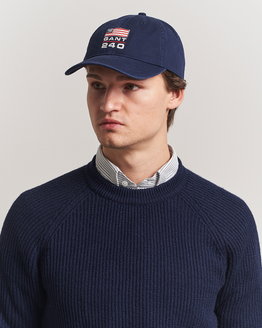 Herren | Hüte & Mützen | GANT 240 Mulberry Street | 240 Flag Cap Classic Blue