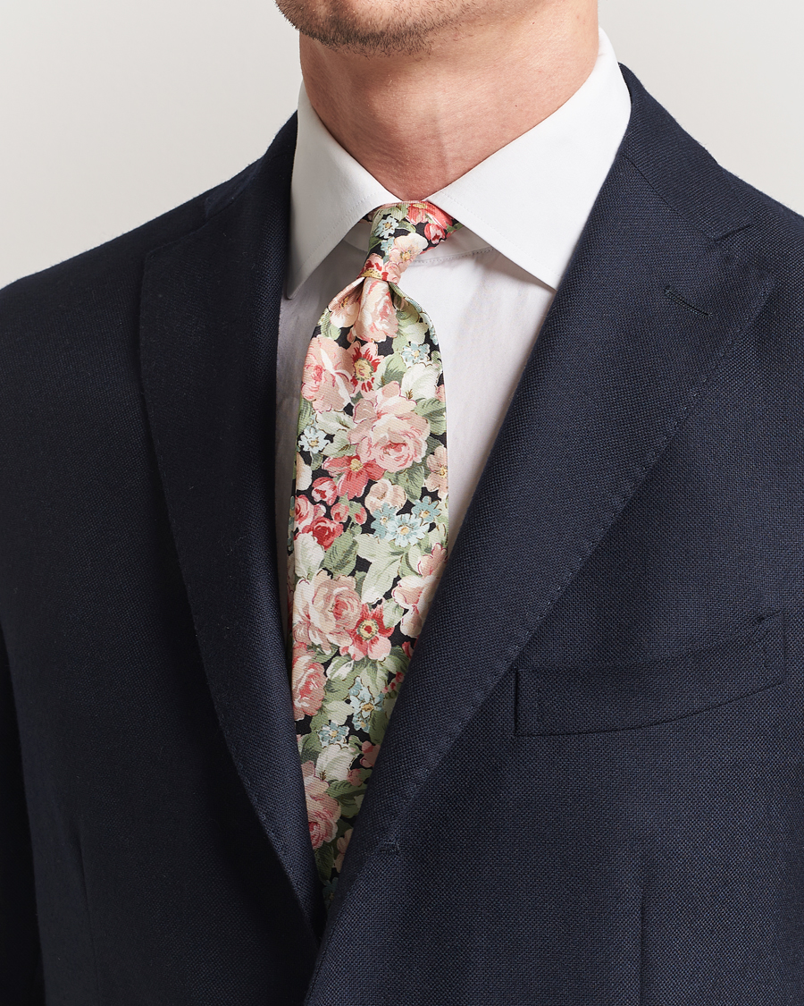 Herren | GANT 240 Mulberry Street Floral Silk Tie Multi | GANT 240 Mulberry Street | Floral Silk Tie Multi