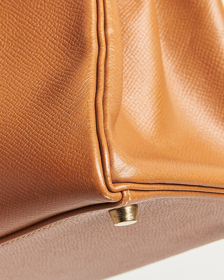 Herren | Hermès Pre-Owned Kelly 35 Courchevel Handbag Gold | Hermès Pre-Owned | Kelly 35 Courchevel Handbag Gold