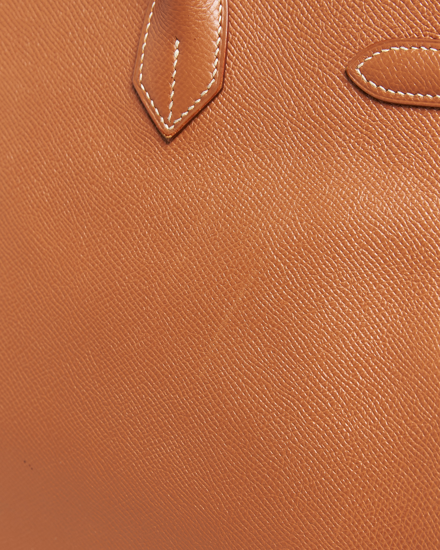Herren | Hermès Pre-Owned Birkin 35 Handbag Courchevel Gold | Hermès Pre-Owned | Birkin 35 Handbag Courchevel Gold