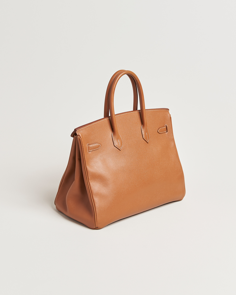 Herren | Hermès Pre-Owned Birkin 35 Handbag Courchevel Gold | Hermès Pre-Owned | Birkin 35 Handbag Courchevel Gold