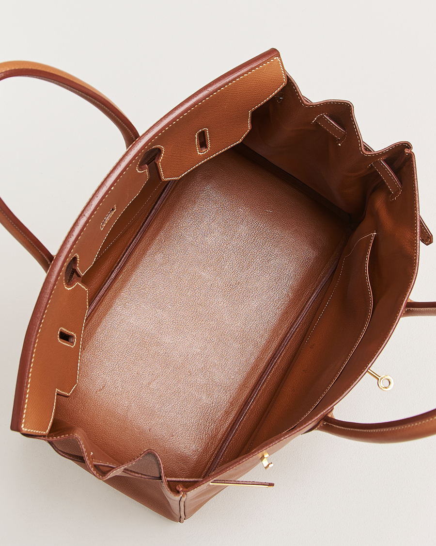 Herren | Hermès Pre-Owned Birkin 35 Handbag Courchevel Gold | Hermès Pre-Owned | Birkin 35 Handbag Courchevel Gold