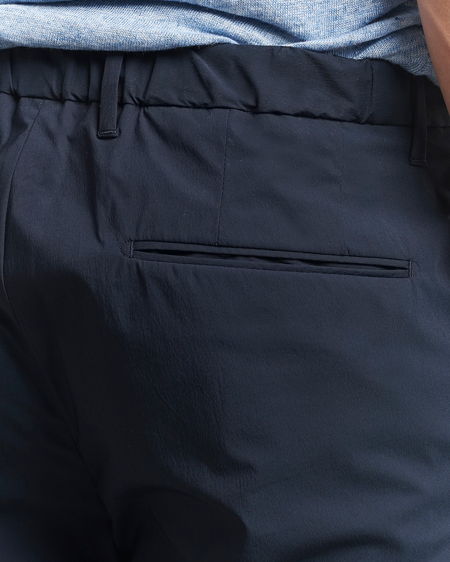Herren | Hosen | Incotex | Cotton Poplin Drawstring Pants Navy