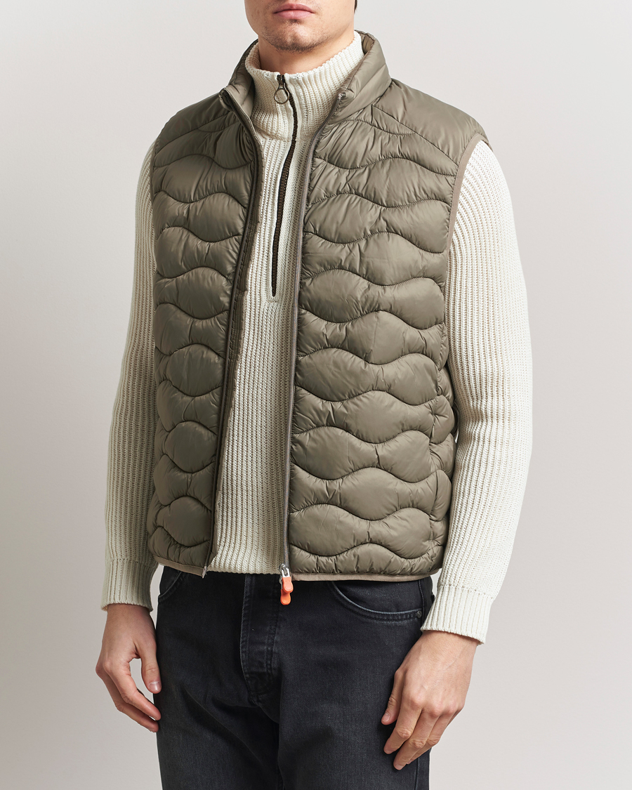 Herren | Westen | Save The Duck | Tide Lightweight Padded Vest Elephant Grey