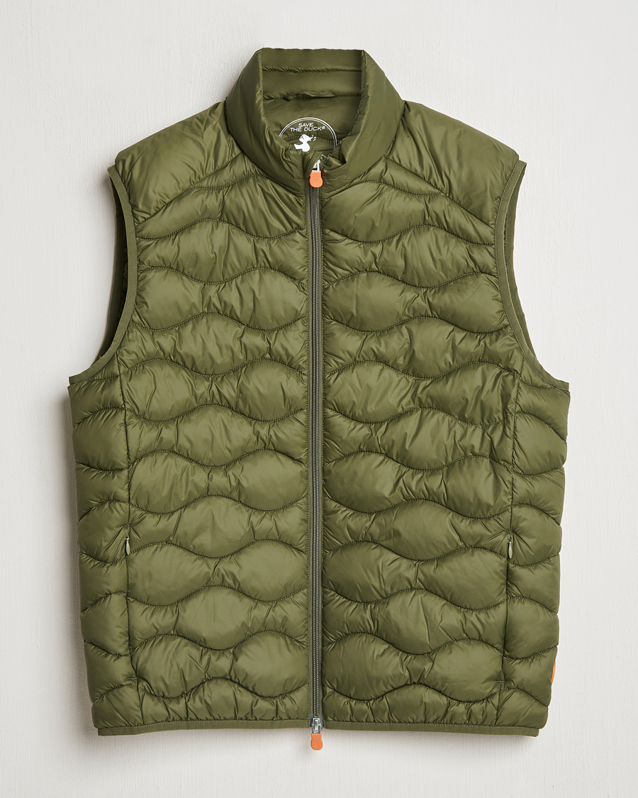 Herren | Westen | Save The Duck | Tide Lightweight Padded Vest Dusty Olive