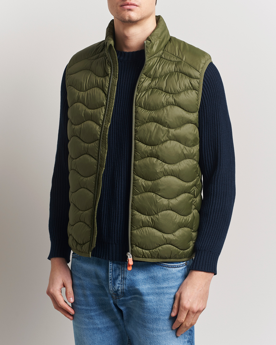 Herren | Westen | Save The Duck | Tide Lightweight Padded Vest Dusty Olive