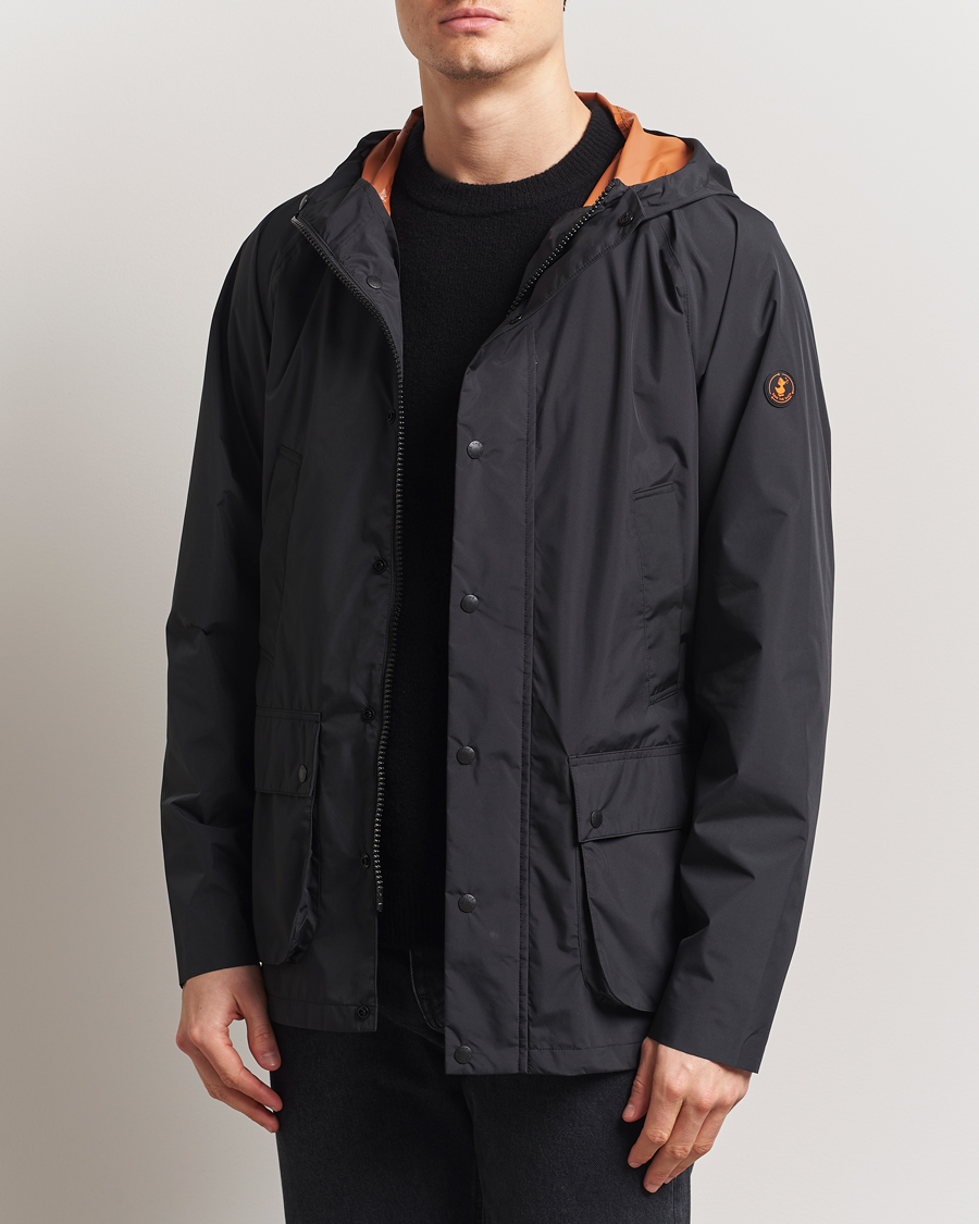 Herren | Jacken | Save The Duck | Ghibli Wind/Water Resistant Hooded Jacket Black